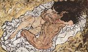 Egon Schiele Embrace (mk12) painting